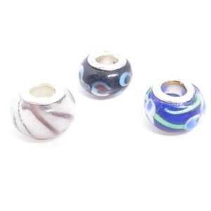 Murano Glass‎ Silver Slide Charms Bundle